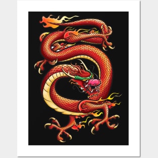 Red Dragon Posters and Art